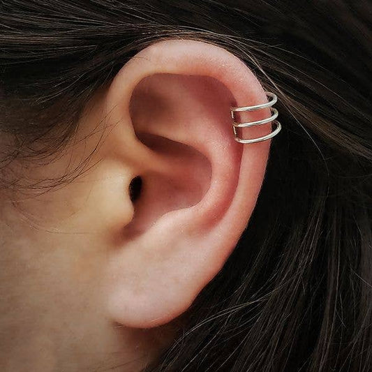 Sterling Triple Ear Cuff