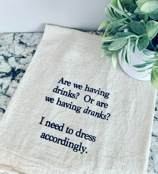 Funny Cotton Dish Towels