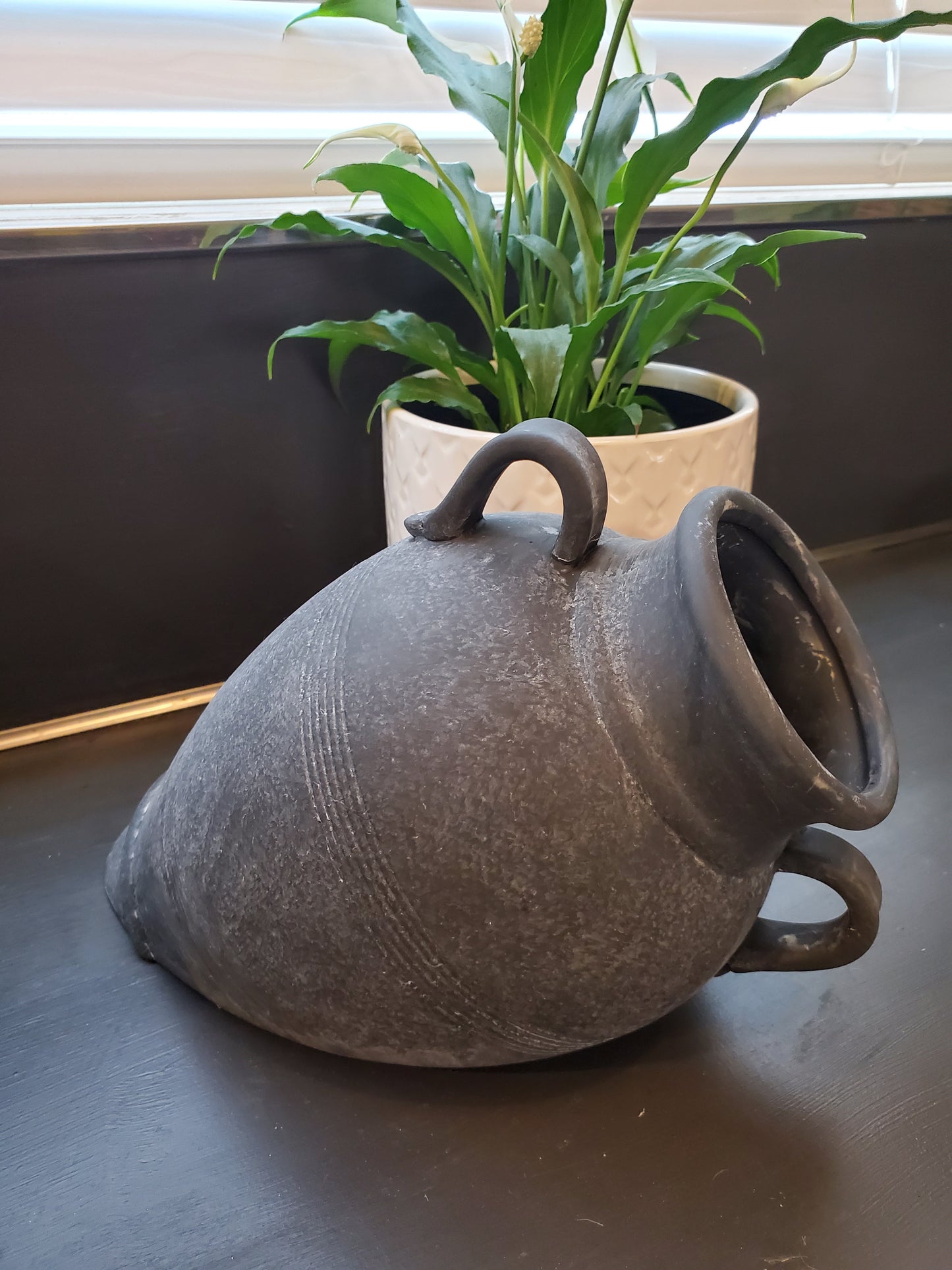 Black Terra Cotta Vase