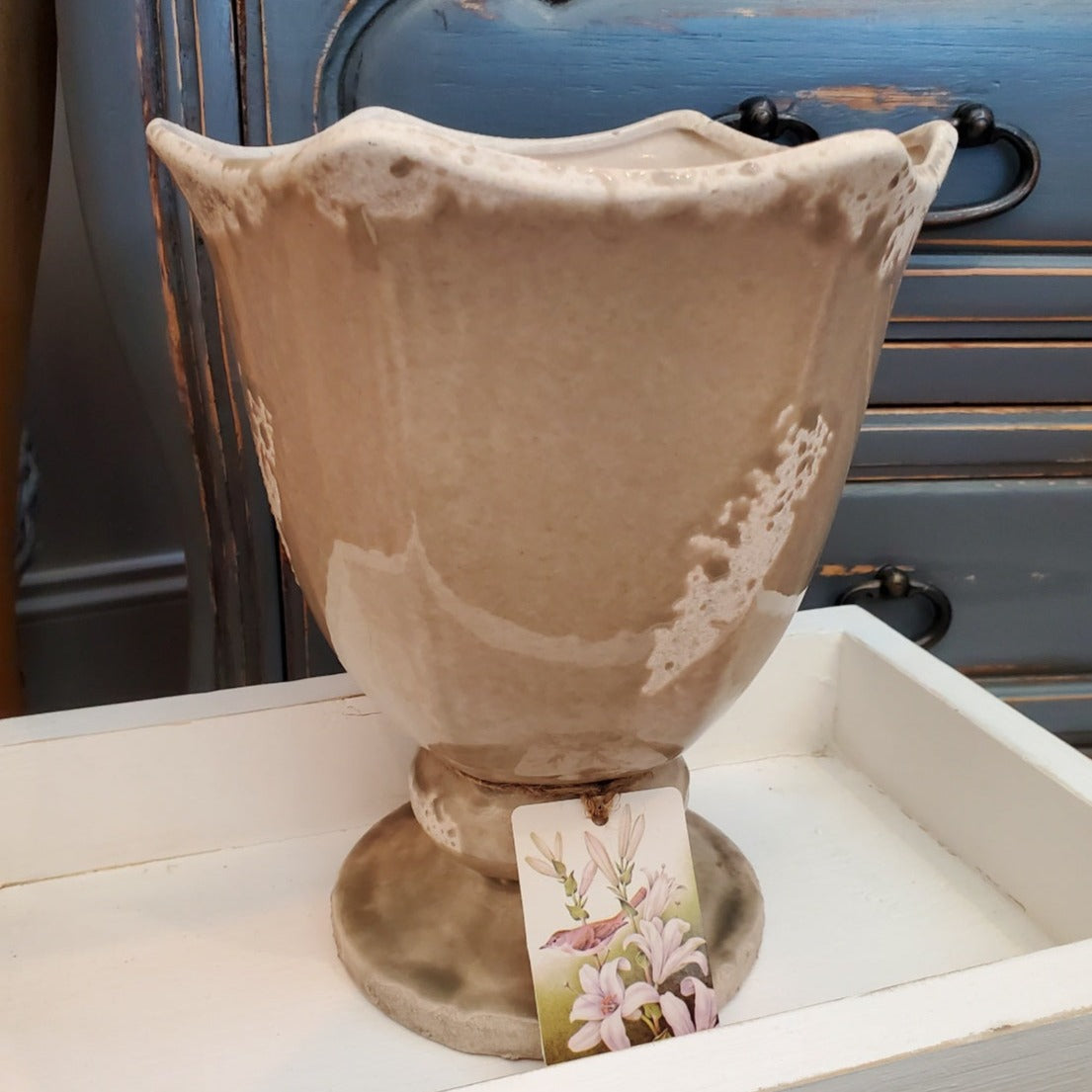 Footed Vase