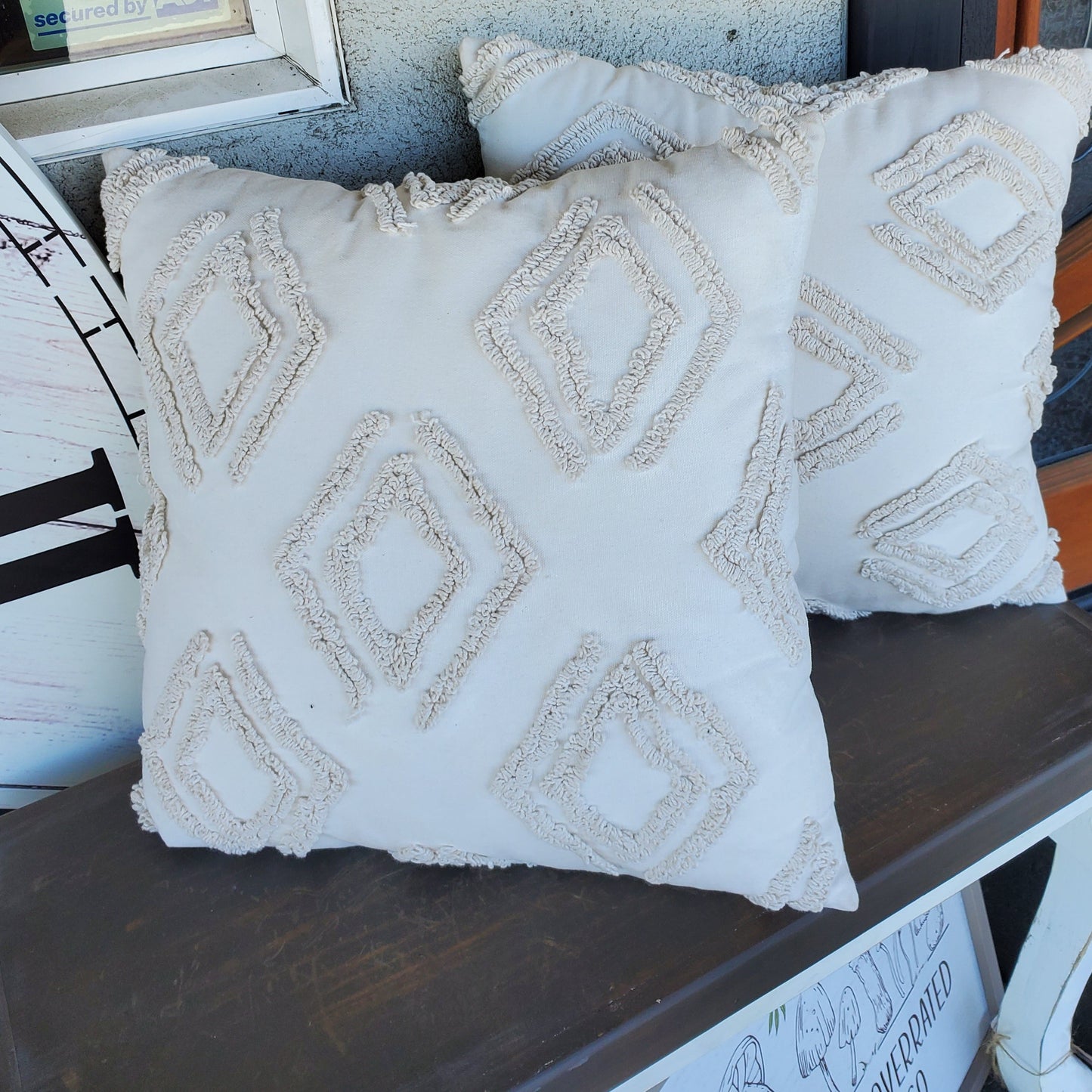 Cotton Chenille Pillows