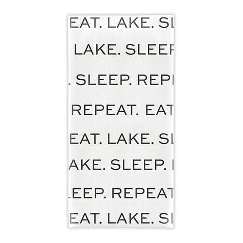 Eat, Lake, Sleep, Repeat Towel