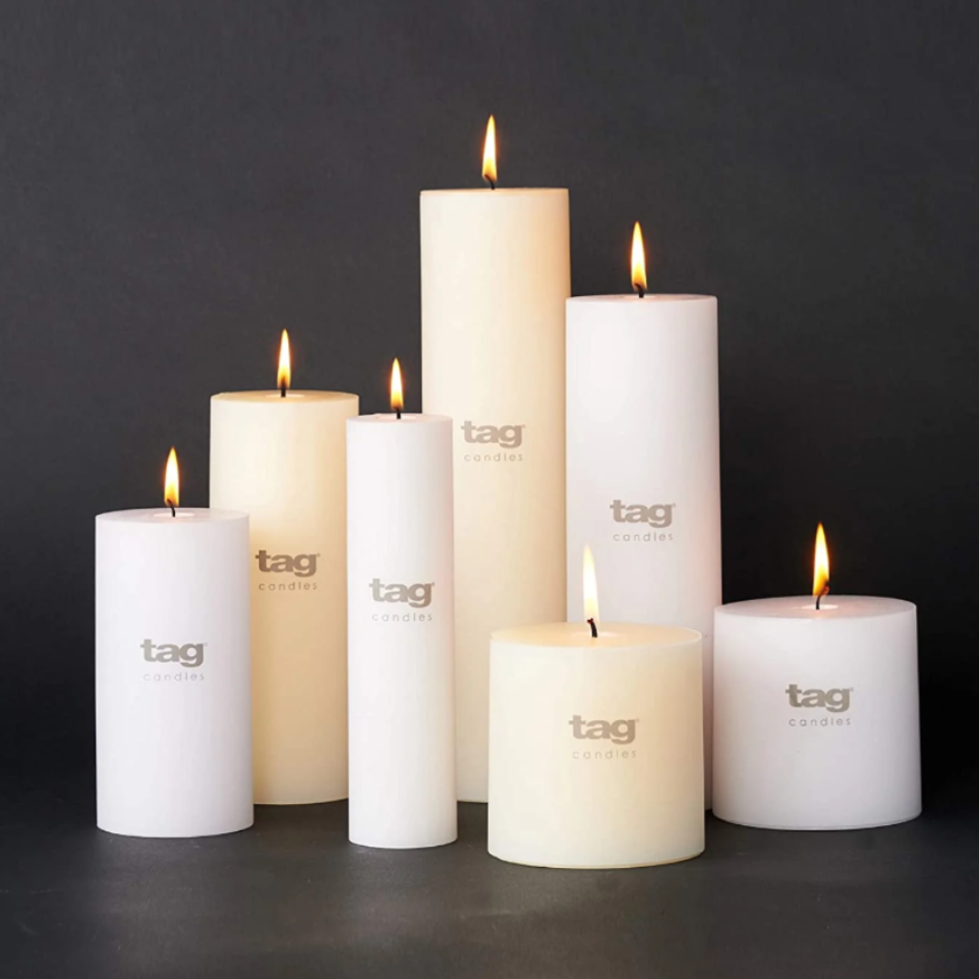 Pillar Candles - White or Ivory