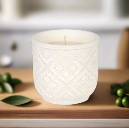 Embossed Scented Candles (3 scents)