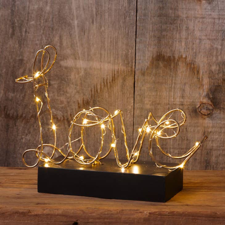Lighted Love Sign