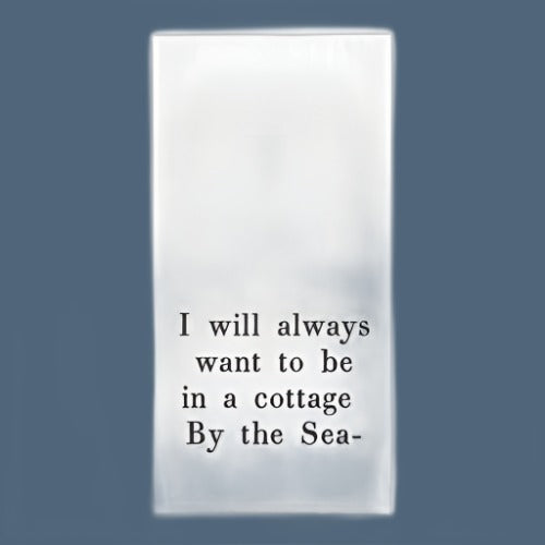 Cottage by the Sea Towel