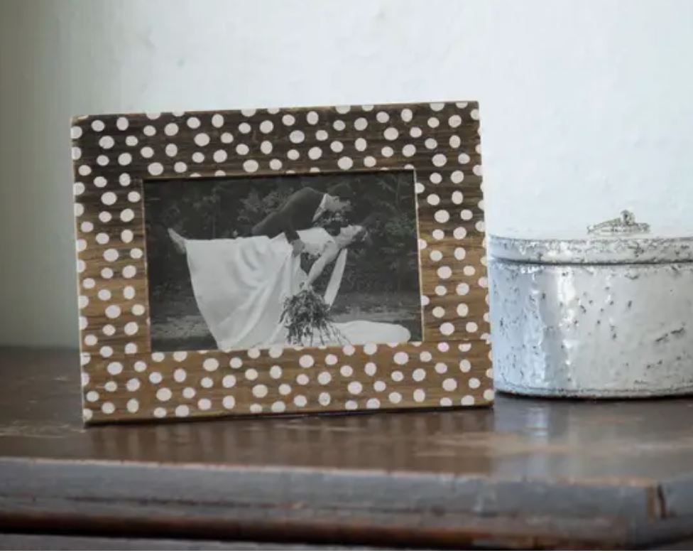 Dotted Picture Frame 4 x 6