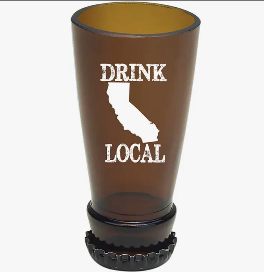 Drink Local CA Shot Glass