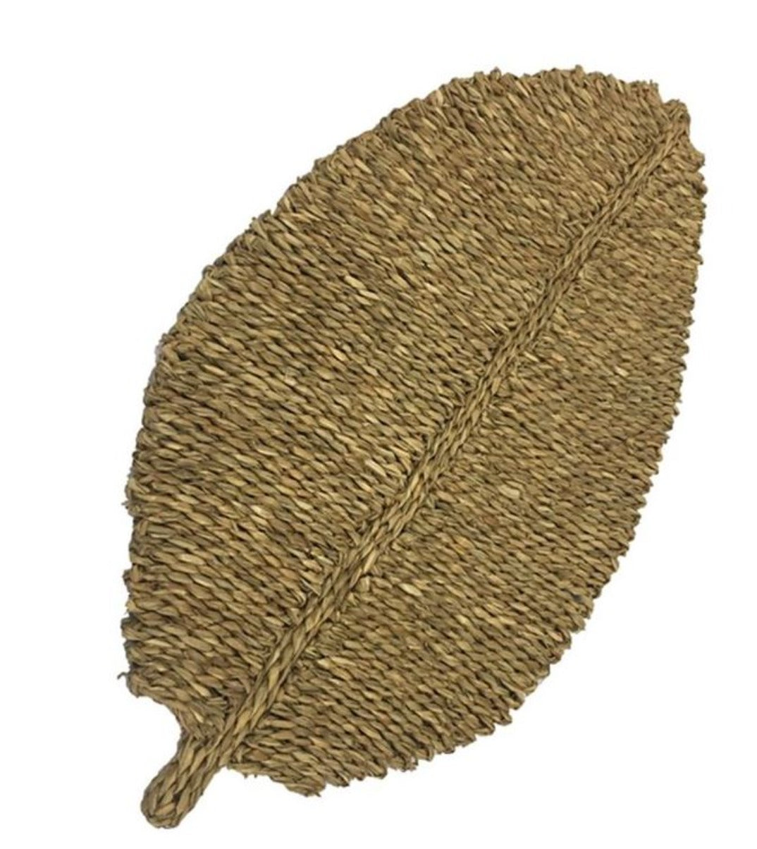 Seagrass Woven Leaf